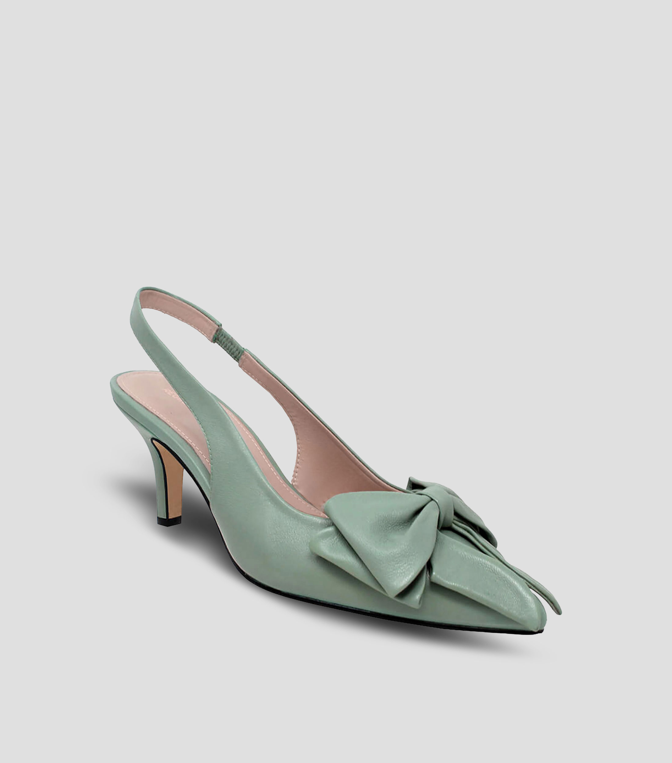 Zapatillas Slingback Mimi con tacón bajo delgado Mujer
